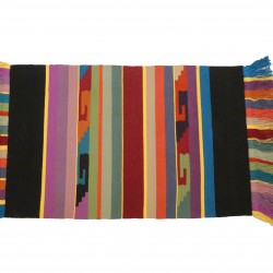 Hand-Woven Striped Rug