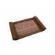 Medium Embroidered Tray Pink Old Medium Embroidered Tray Pink Old
